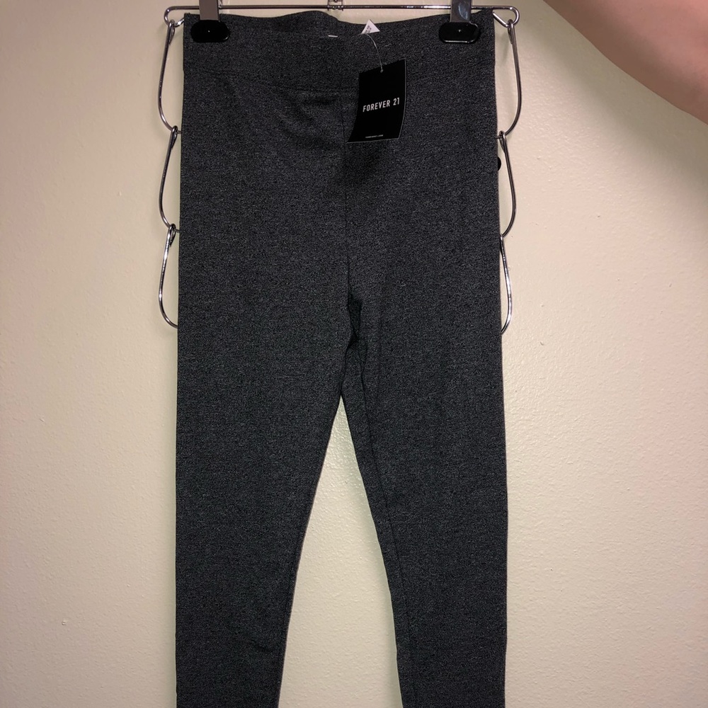 Forever 21 stretchy gray leggings